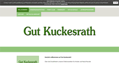 Desktop Screenshot of gutkuckesrath.de