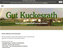 Tablet Screenshot of gutkuckesrath.de